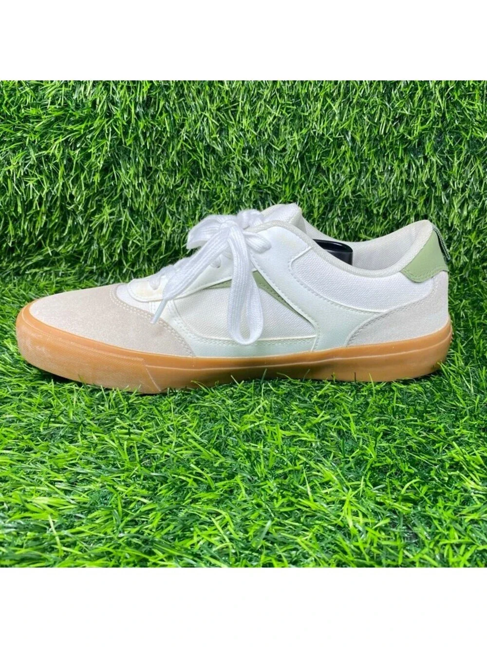 AIRWALK Shoes Mens 12 Huntington Sneakers White Faux Leather Casual MNAK23ES014